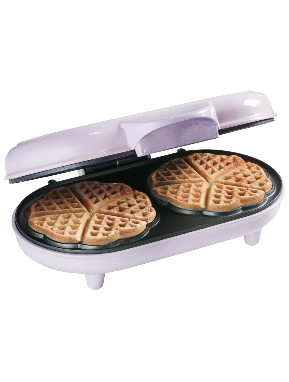 ADWM1000P Double heart-waffle maker